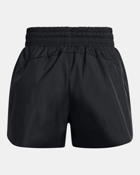 女士UA Vanish 3" Crinkle短褲 in Black image number 5